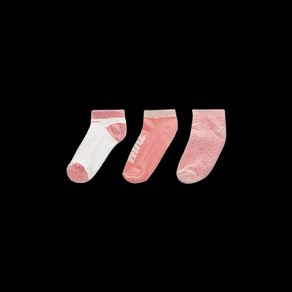 Nike 3-pair girl no-show socks, 10C - 3Y